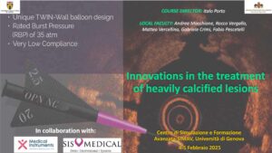 Scopri di più sull'articolo Training “Innovations in the treatment of heavily calcified lesions”.